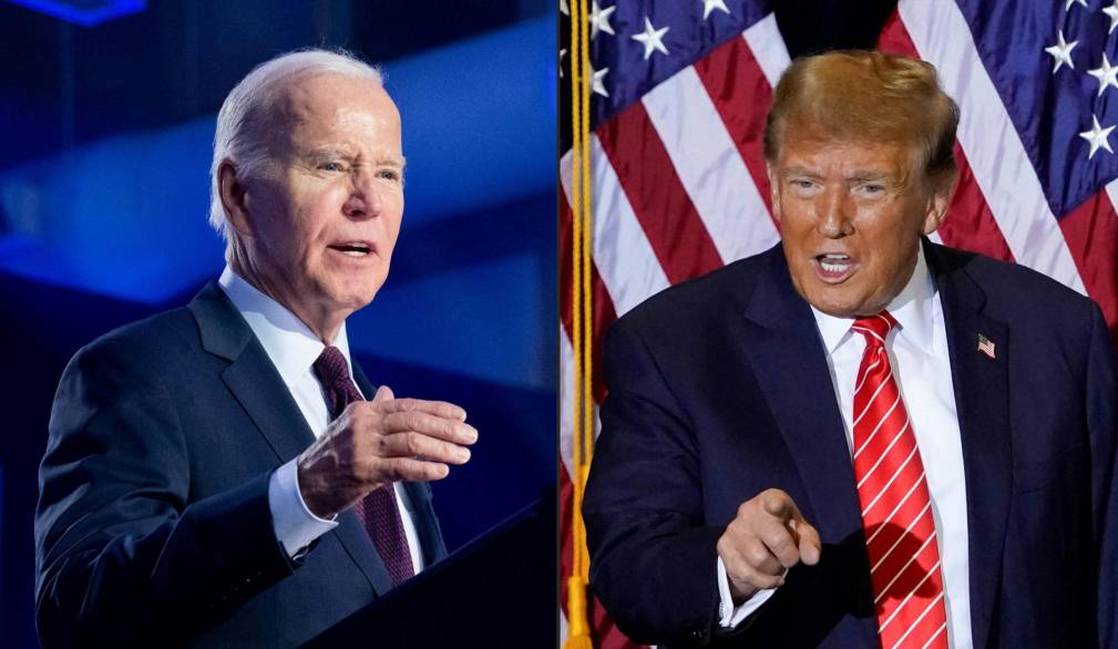 Joe Biden e Donald Trump Joe Biden e Donald Trump