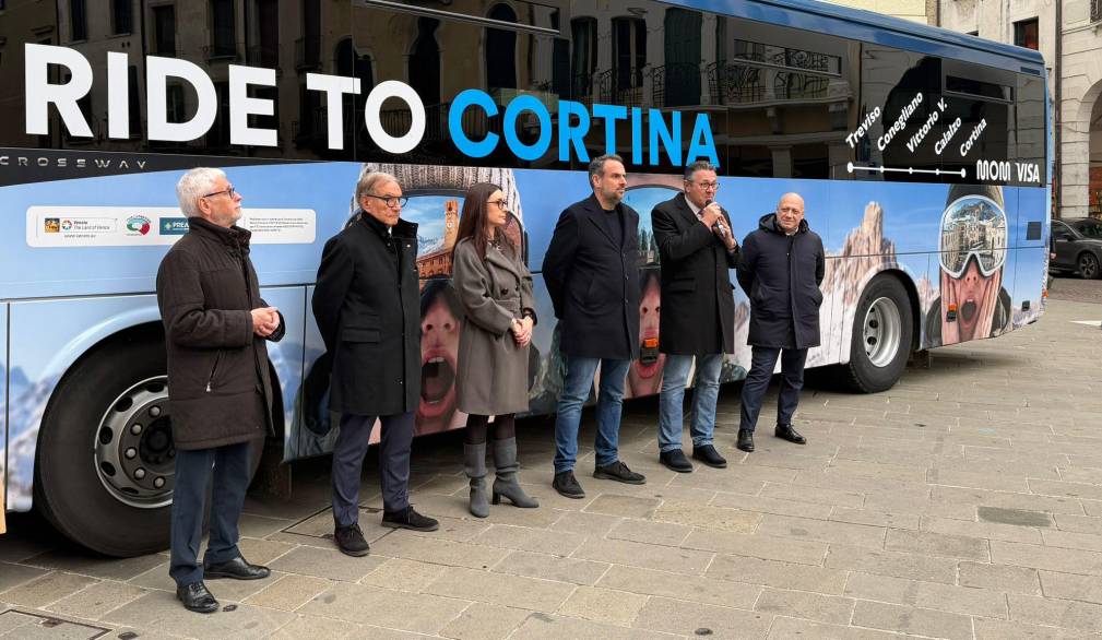 Olimpiadi, dal 4 febbraio il bus Treviso-Cortina attivato da Mom