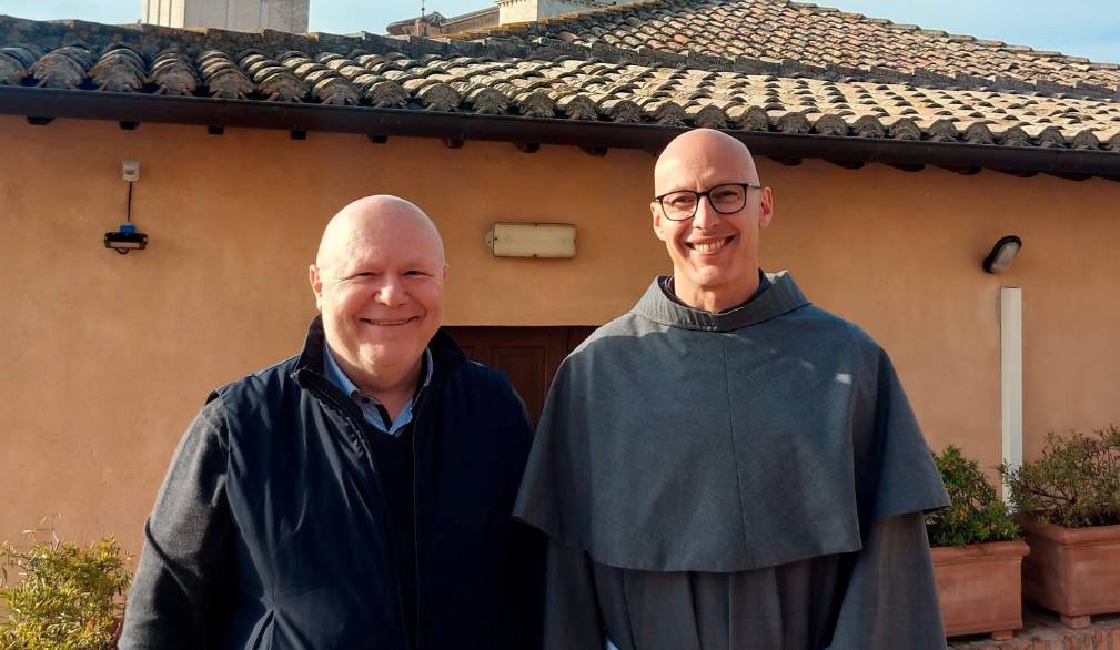 Paolo Gatto, autore del reportage, ad Assisi