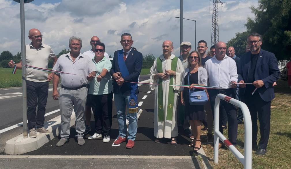 Salvarosa: inaugurata la pista ciclabile lungo la Postumia Salvarosa: inaugurata la pista ciclabile lungo la Postumia