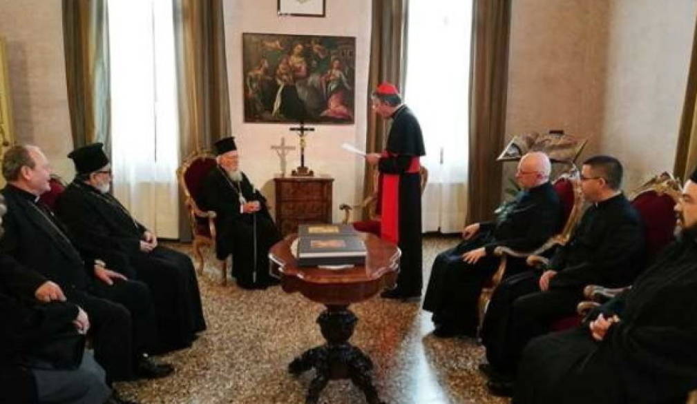 A Venezia incontro ecumenico fra Patriarchi: Moraglia incontra Bartolomeo A Venezia incontro ecumenico fra Patriarchi: Moraglia incontra Bartolomeo