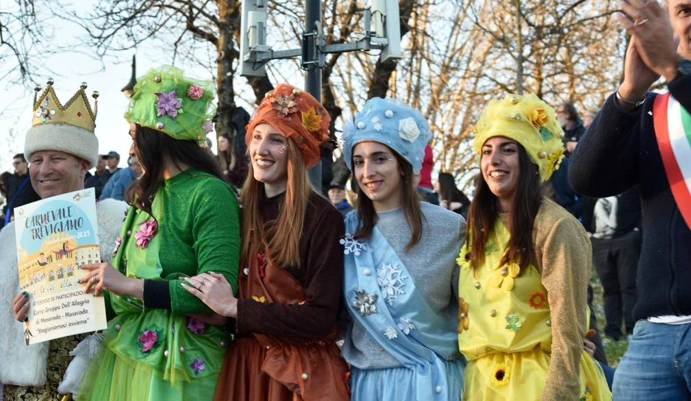 Festeggiamenti per il Carnevale a Treviso