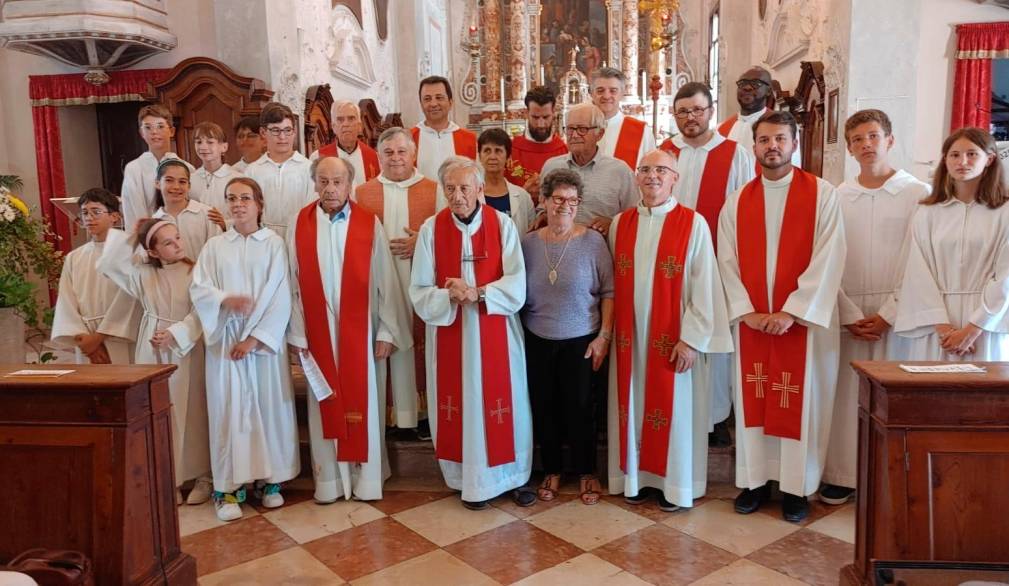 Ospedaletto, prima messa per Lino Favaro, ordinato sacerdote nella congregazione della Sacra Famiglia Ospedaletto, prima messa per Lino Favaro, ordinato sacerdote nella congregazione della Sacra Famiglia