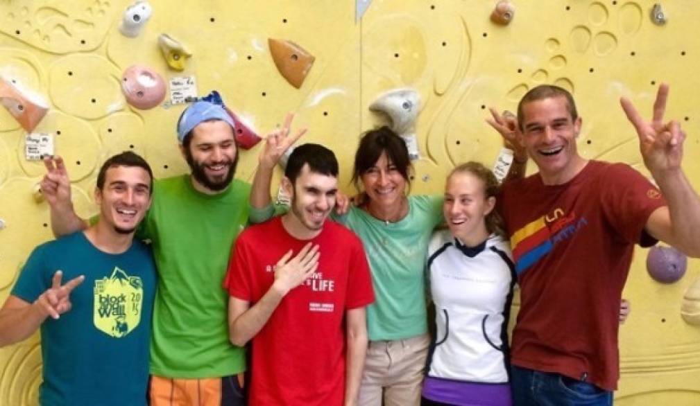 Contatto verticale: a Treviso giornata di arrampicata per i non vedenti Contatto verticale: a Treviso giornata di arrampicata per i non vedenti