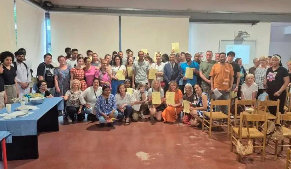 Corsi di italiano per stranieri a San Donà, consegnati 150 attestati