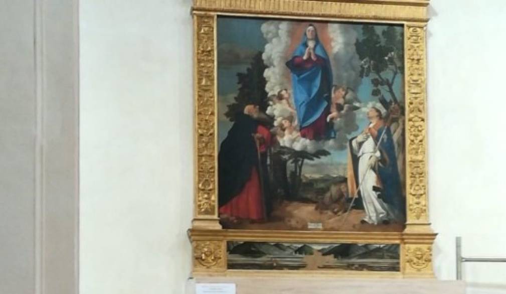 La pala di Lorenzo Lotto ad Asolo gode di ottima salute La pala di Lorenzo Lotto ad Asolo gode di ottima salute