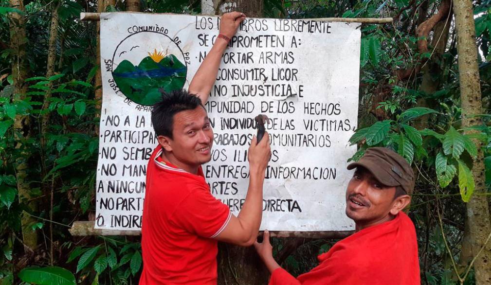 Dalla Colombia, un segno di speranza nonviolento Dalla Colombia, un segno di speranza nonviolento
