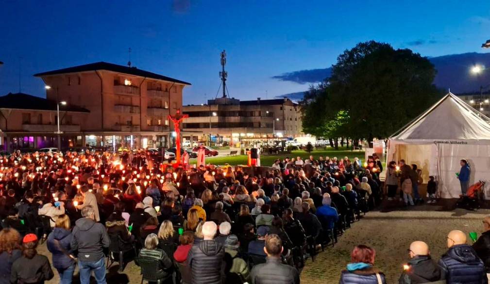 Villorba: la Via crucis “di tutti” Villorba: la Via crucis “di tutti”