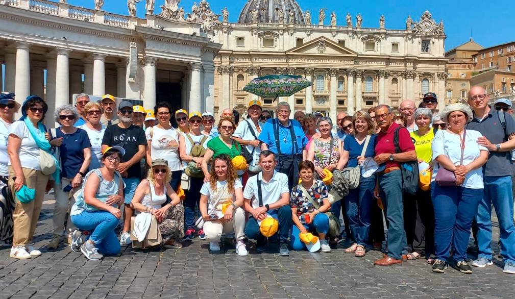 La collaborazione Giavera-Nervesa in pellegrinaggio a Roma La collaborazione Giavera-Nervesa in pellegrinaggio a Roma