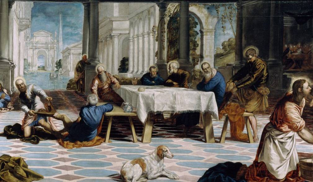 Jacopo Tintoretto “Lavanda dei piedi” 1549, Museo del Prado - Madrid Jacopo Tintoretto “Lavanda dei piedi” 1549, Museo del Prado - Madrid