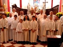 Ingresso di don Giuseppe Busato: i vespri a Vascon