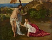 Tiziano Vecelio “Noli me Tangere”, 1514, National Gallery, Londra