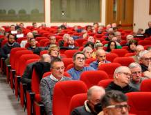 Sala Longhin del Seminario con i due Consigli riuniti ai quali è stato presentato lo studio