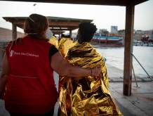 Sbarchi a Lampedusa - Foto Alessio Romenzi / Save the Children