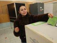 DESIDERA. AG.FOTOFILM. TREVISO. TREVIGIANI AL VOTO REFERENDUM GIUSTIZIA