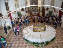 I fedeli alle Cendrole davanti alle spoglie di san Pio X