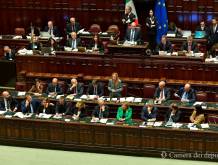 Camera dei deputati: il banco del Governo - Foto Camera dei deputati
