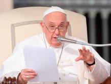Papa Francesco durante l’udienza del 18 ottobre - Foto Sir/Marco Calvarese