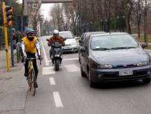 Bici, moto e auto sull’anello del Put, a Treviso - Fotofilm/La vita del popolo