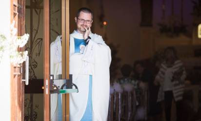 il saluto di don busato e la dedicazione dell’altare a borghetto (D. Cordiano)