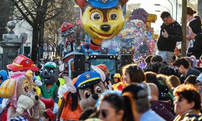 Festeggiamenti per il Carnevale a Treviso