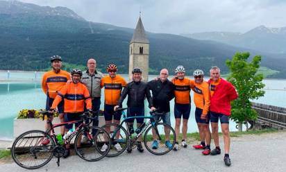 Olmi e Cavriè, in bici ricordando don Edy