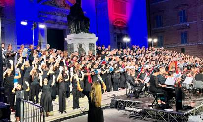 Loreto: il bel messaggio del coro Mani bianche di Vedelago