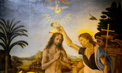 Il Battesimo di Cristo (Verrocchio e Leonardo da Vinci)