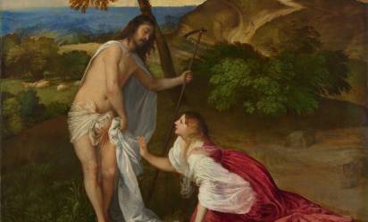 Tiziano Vecelio “Noli me Tangere”, 1514, National Gallery, Londra
