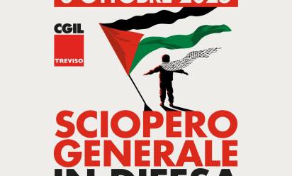 Venerdì 3 ottobre anche a treviso lo sciopero generale proclamato da Cgil in difesa di Flotilla