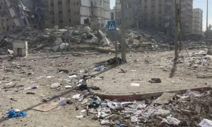 Distruzione a Gaza