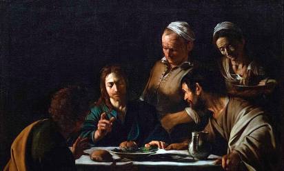 Caravaggio, “La Cena in Emmaus” 1606, Pinacoteca di Brera - Milano