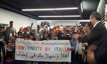 Corridoi umanitari: altri 150 profughi dalla Libia