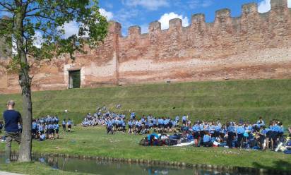 Esploratori fra gli spalti: scout a Castelfranco per il San Giorgio