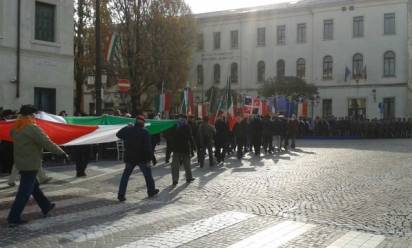 Il 4 novembre celebrato il piazza della Vittoria a Treviso