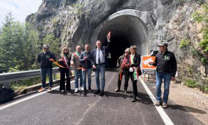 Inaugurata sul Grappa la strada delle gallerie