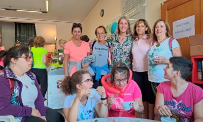 Il bar inaugurato a Pieve del Grappa nell’ambito del progetto “Spazi vivi” (foto Vita e lavoro)