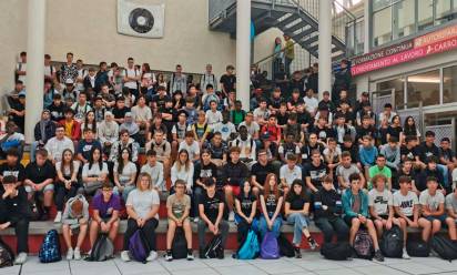 Studenti della scuola di formazione professionale di Fonte - Foto Fondazione Opera Montegrappa