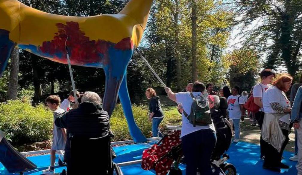 Con Marco Cavallo oltre i muri, bella festa di inclusione a Mogliano Veneto