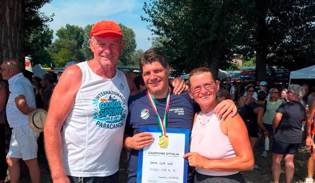 Terzo titolo italiano consecutivo nella paracanoa per Francesco Grando, atleta di Silea