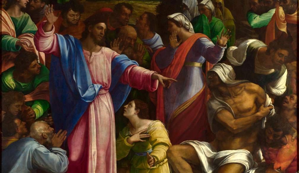 Sebastiano del Piombo, “Resurrezione di Lazzaro”, 1516-1519, National Gallery - Londra