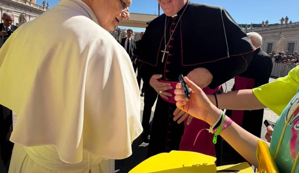 Cresimati trevigiani, l’incontro con papa Leone