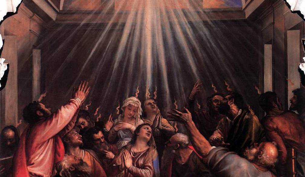 Tiziano Vecellio “Discesa dello Spirito Santo”, 1545-1546, Basilica di Santa