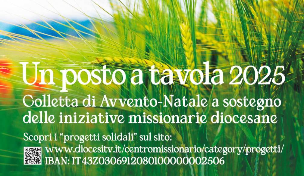 Colletta di Avvento: iniziativa diocesana “Un posto a tavola”