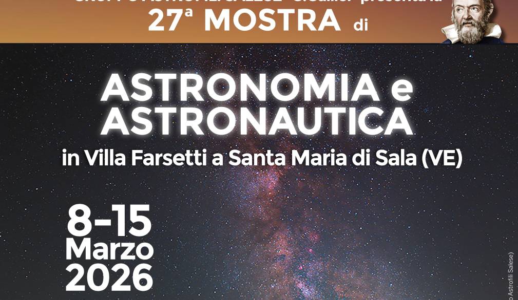 A Santa Maria di Sala la mostra di Astronomia e Astronautica