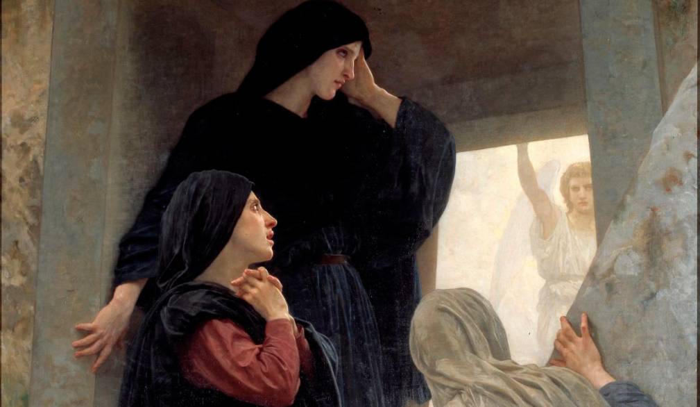 ﻿William Bouguereau “Le tre Marie al sepolcro” 1876 , Museo reale di Belle arti, Anversa, Belgio