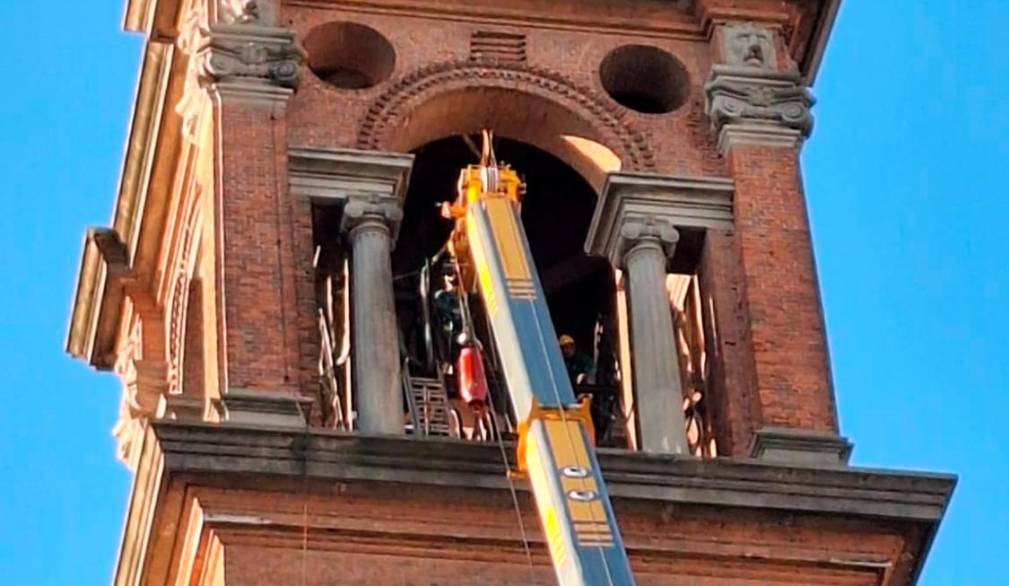San Donà, aperto il cantiere, per il restauro del campanile, previsto dal Pnrr
