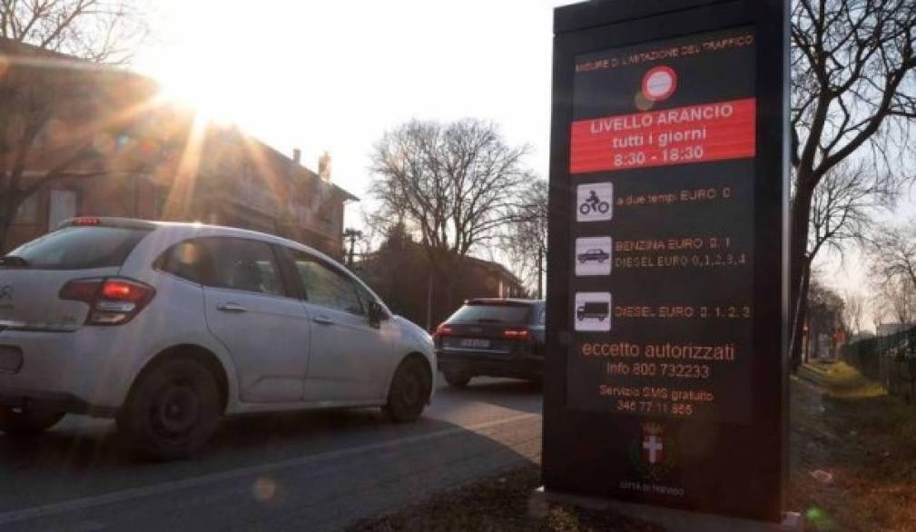 Allerta smog a Treviso, scatta il livello arancio