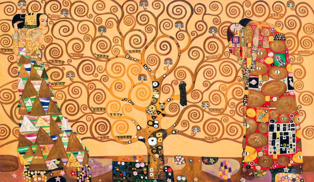 Gustav Klimt “Fregio di Palazzo Stoclet” 1905 – 1909, Palazzo Stoclet, Bruxelles