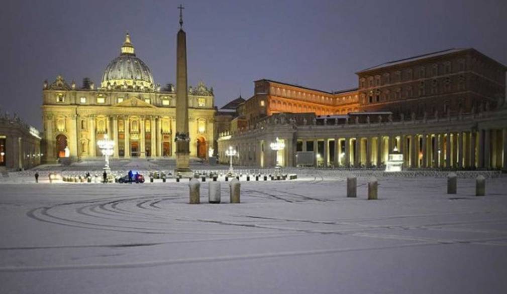 Gelo sulla Marca, neve in mezza Italia